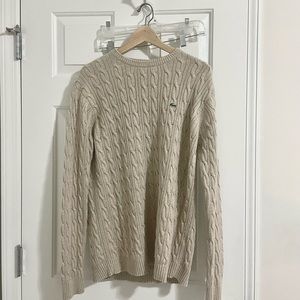 Vintage Lacoste Wool Cableknit Sweater